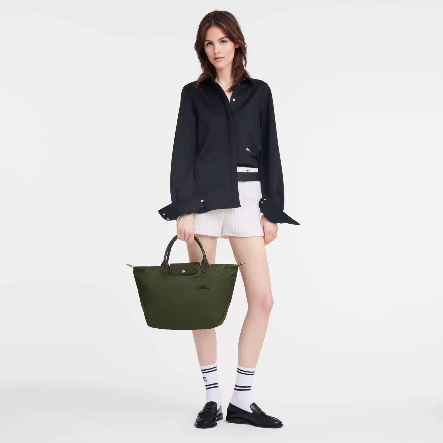 Le Pliage Green Tas Met Handgreep Aan De Bovenkant M>Longchamp Discount